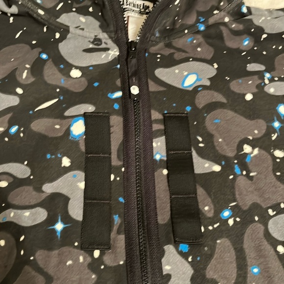 BAPE Relaxed Space Camo Full Zip Hoodie - Picture 4 of 8